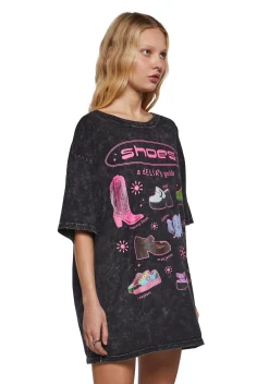 dELiA*s by Dolls Kill Tops|Plus*Shoe Guide Oversized Tee
