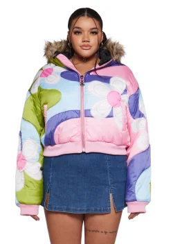 dELiA*s by Dolls Kill Outerwear|Tops*Show And Tell Puffer Jacket