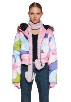 dELiA*s by Dolls Kill Outerwear|Tops*Show And Tell Puffer Jacket