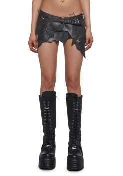 Namilia Bottoms|Skirts*Shredded Mini Skirt