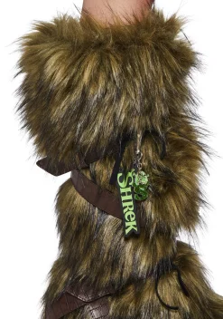Dolls Kill x Shrek Boots|Platforms*Shrek Instincts Faux Fur Boots