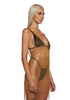 DARKER WAVS Dresses*Signal Chainmail Dress