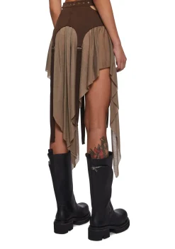 DARKER WAVS Bottoms|Skirts*Signal Garter Belted Mini Skirt