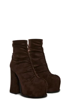 Current Mood Boots*Simmer Down Platform Booties