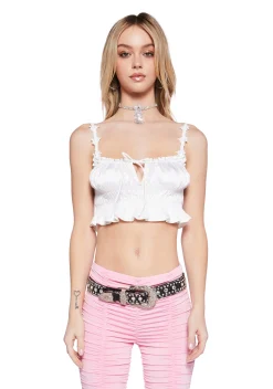 Sugar Thrillz Tops*Simple Joys Cropped Tank Top