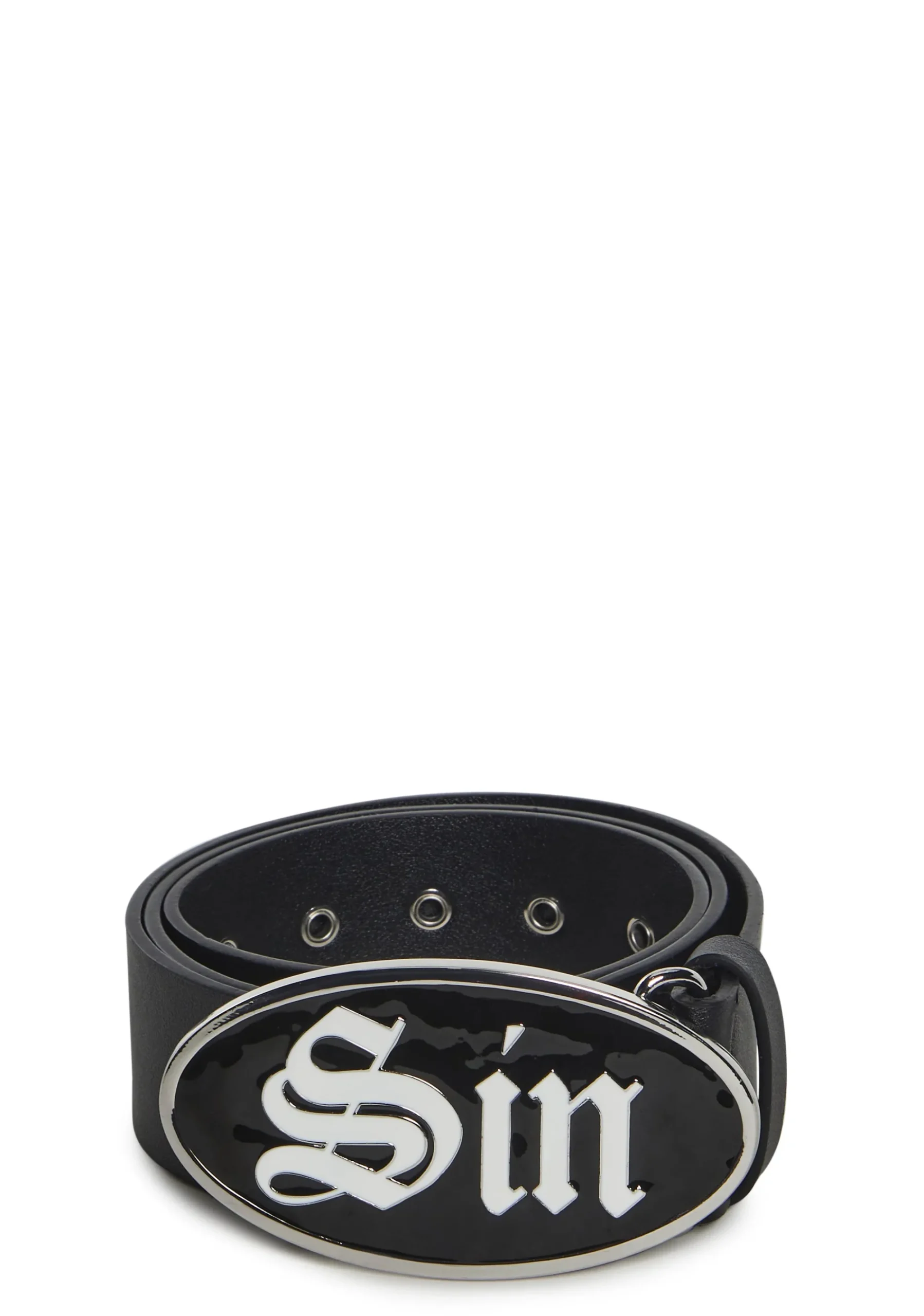 Generation Kiss Belts & Harnesses*Sin Enamel Buckle Belt
