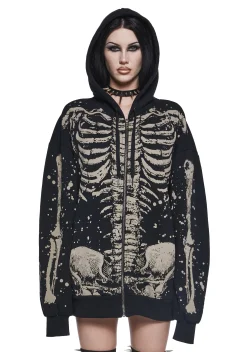 Trickz N' Treatz Outerwear|Sweatshirts & Hoodies*Skeleton Stories Oversized Hoodie