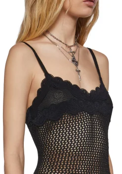 Current Mood Dresses|Plus*Small Town Outlaws Crochet Dress