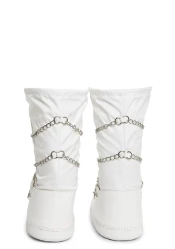 Sugar Thrillz Boots|Heels*Snow Princess Winter Boots - White