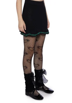 Sugar Thrillz Bottoms|Skirts*Snowbound Heirloom Mini Skirt
