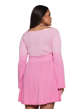 Sugar Thrillz Dresses|Plus*Snowflake Kisses Fit N’ Flare Dress
