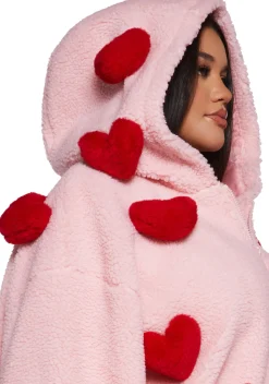 Sugar Thrillz Outerwear|Sweatshirts & Hoodies*Snuggle Wonderland Cropped Sherpa Jacket