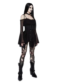 Widow Dresses*So Bewitching Corset Handkerchief Dress