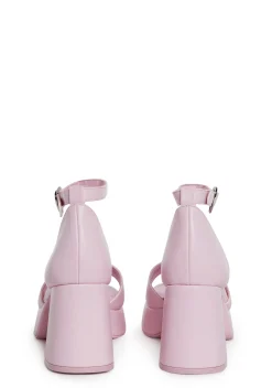 Sugar Thrillz Platforms|Heels*Soft Waltz Platform Sandals - Pink