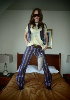 dELiA*s by Dolls Kill Bottoms|Pants*Soho Chic Striped Trousers
