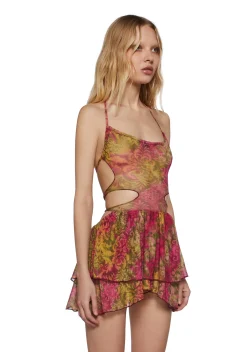 Club Exx Dresses|Plus*Sonic Sunburst Cut Out Dress