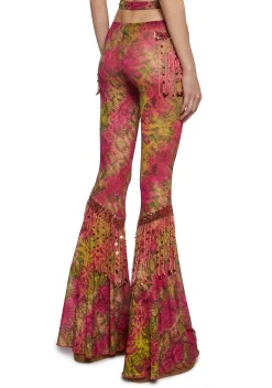 Club Exx Bottoms|Pants*Sonic Sunburst Flare Pants