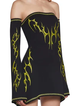 Club Exx Dresses|Plus*Soul Taker Dress And Gloves Set