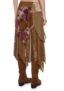 Current Mood Bottoms|Skirts*Soulful Sunshine Midi Skirt - Brown
