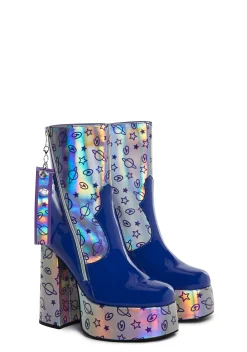 Koi Footwear Boots|Platforms*Spaceman Supernova Platform Boots