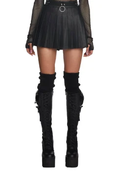 Current Mood Bottoms|Skirts*Spade Pleated Micro Mini Skirt