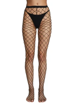 x_Leg Avenue Socks & Tights*Spandex Diamond Net Tights