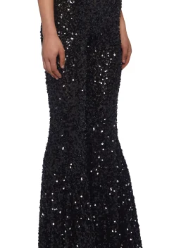 Club Exx Jumpsuits & Rompers|Plus*Sparkle Nights Sequin Jumpsuit- Black