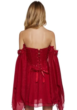 Sugar Thrillz Dresses|Mini Dresses*Sparkling Enchantment Mini Dress - Red