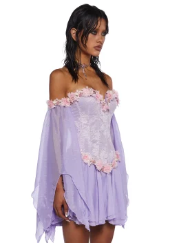 Sugar Thrillz Dresses|Mini Dresses*Sparkling Enchantment Mini Dress - Purple