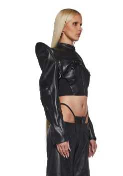 Namilia Outerwear*Spike Moto Bolero Jacket
