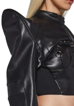 Namilia Outerwear*Spike Moto Bolero Jacket