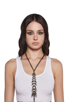 DARKER WAVS Jewelry*SPINED NECKLACE