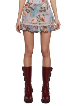 Current Mood Tops*Springtime Seductions Ruffled Blouse