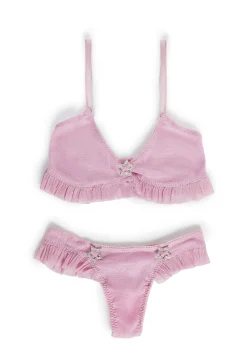 Sugar Thrillz Lingerie|Plus*Star Class Lingerie Set - Pink
