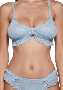 Sugar Thrillz Lingerie|Plus*Star Class Lingerie Set - Blue