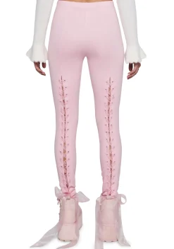 Sugar Thrillz Bottoms*Star Quality Lace-Up Leggings