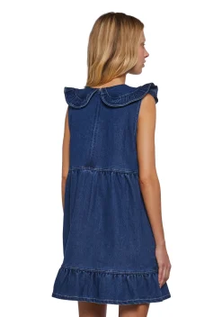 dELiA*s by Dolls Kill Sandals*Star Worthy Cross Strap Slides - Denim