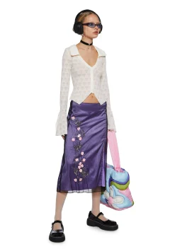 dELiA*s by Dolls Kill Bottoms|Skirts*Staring Problem Layered Midi Skirt