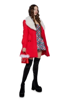 Sugar Thrillz Outerwear*Starry Delight Twill Coat