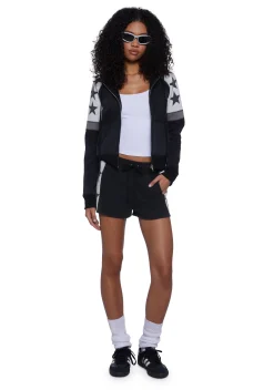 Current Mood Outerwear|Sweatshirts & Hoodies*Starry Zip Up Hoodie