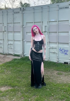 Widow Bottoms|Skirts*Steel Echoes Maxi Skirt