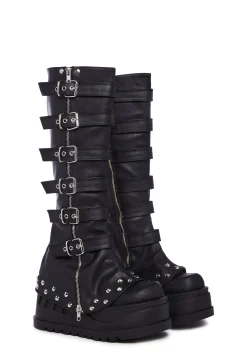 Demonia Boots|Platforms*Stomp-223 Platform Boots