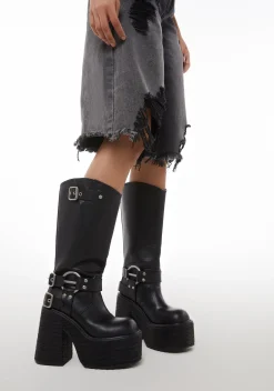 Current Mood Bottoms|Shorts*Streetwise Maven Denim Shorts - Black