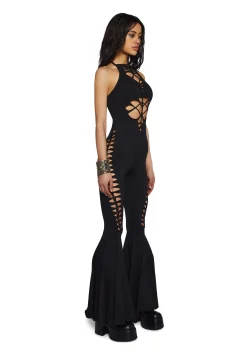 Current Mood Jumpsuits & Rompers|Plus*Submerged Ecstasy Cut Out Jumpsuit
