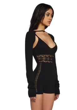 Current Mood Jumpsuits & Rompers*Sudden Silence Romper And Shrug Set