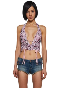 Current Mood Tops*Sun Kissed Halter Top - Floral