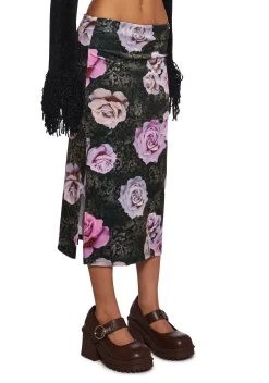 dELiA*s by Dolls Kill Bottoms|Skirts*Sweet Disposition Velour Midi Skirt