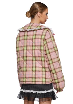Sugar Thrillz Outerwear|Plus*Sweet Love Story Quilted Jacket