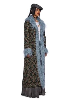 Current Mood Outerwear|Plus*Sweet Pea Serenity Faux Fur Coat