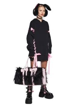 Current Mood Bags*Sweet Sinner Weekender Bag - Black/Pink